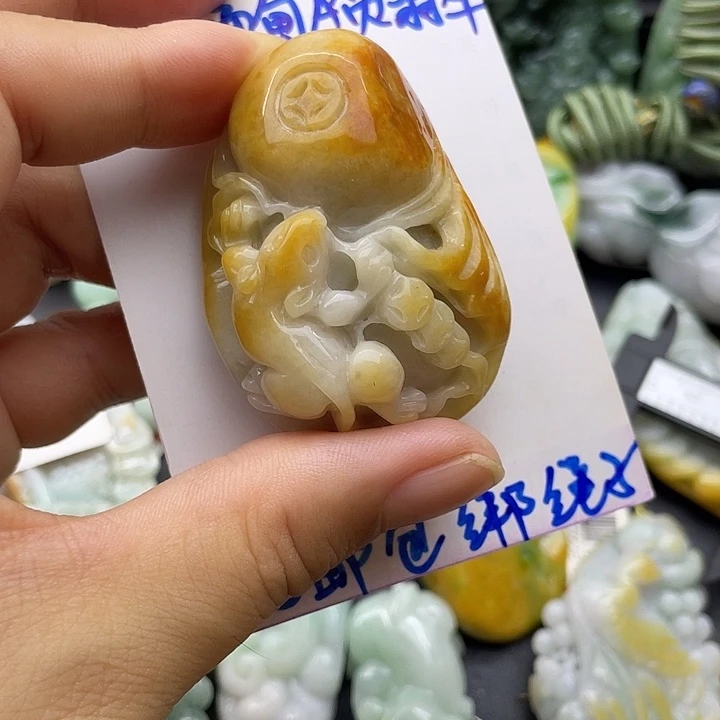 颈饰未镶嵌翡翠天然翡翠