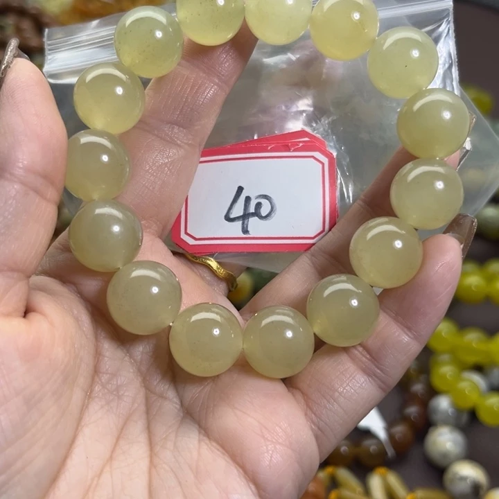 蛇纹石玉未镶嵌手链