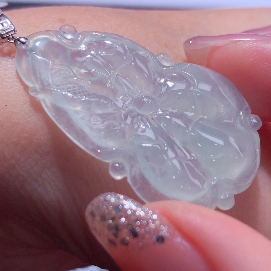 定制翡翠18K金镶嵌翡翠