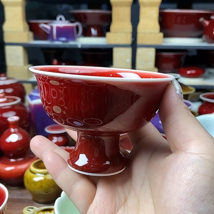 陶景德镇名陶坊原矿郎红，瑕