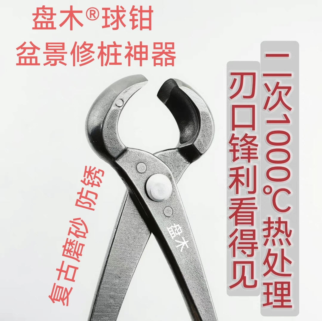 盘木盆景工具：球钳 盆景修桩神器 球节钳 盆景伤口处理工具