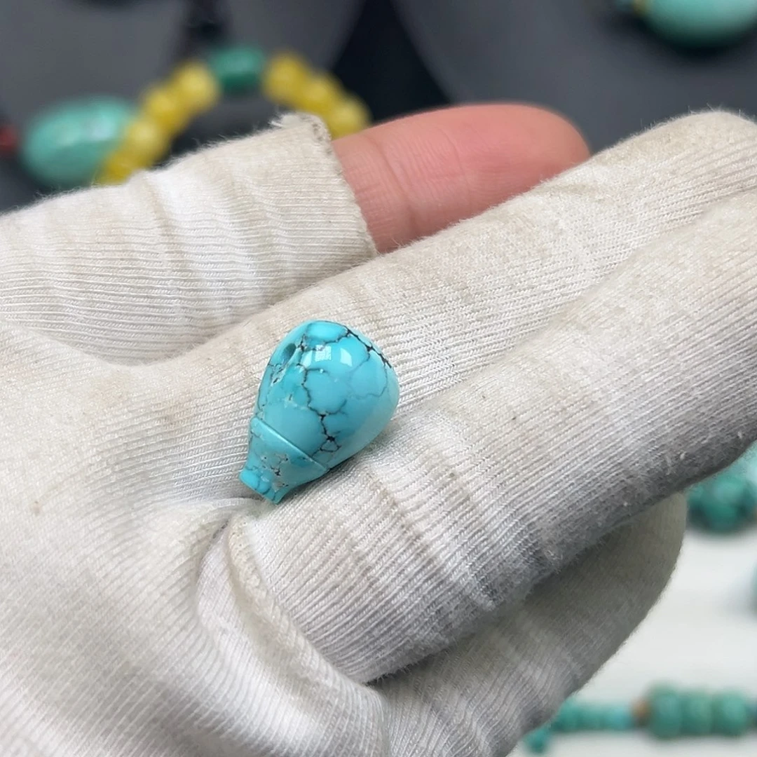 绿松石珠宝奇石未镶嵌彭*