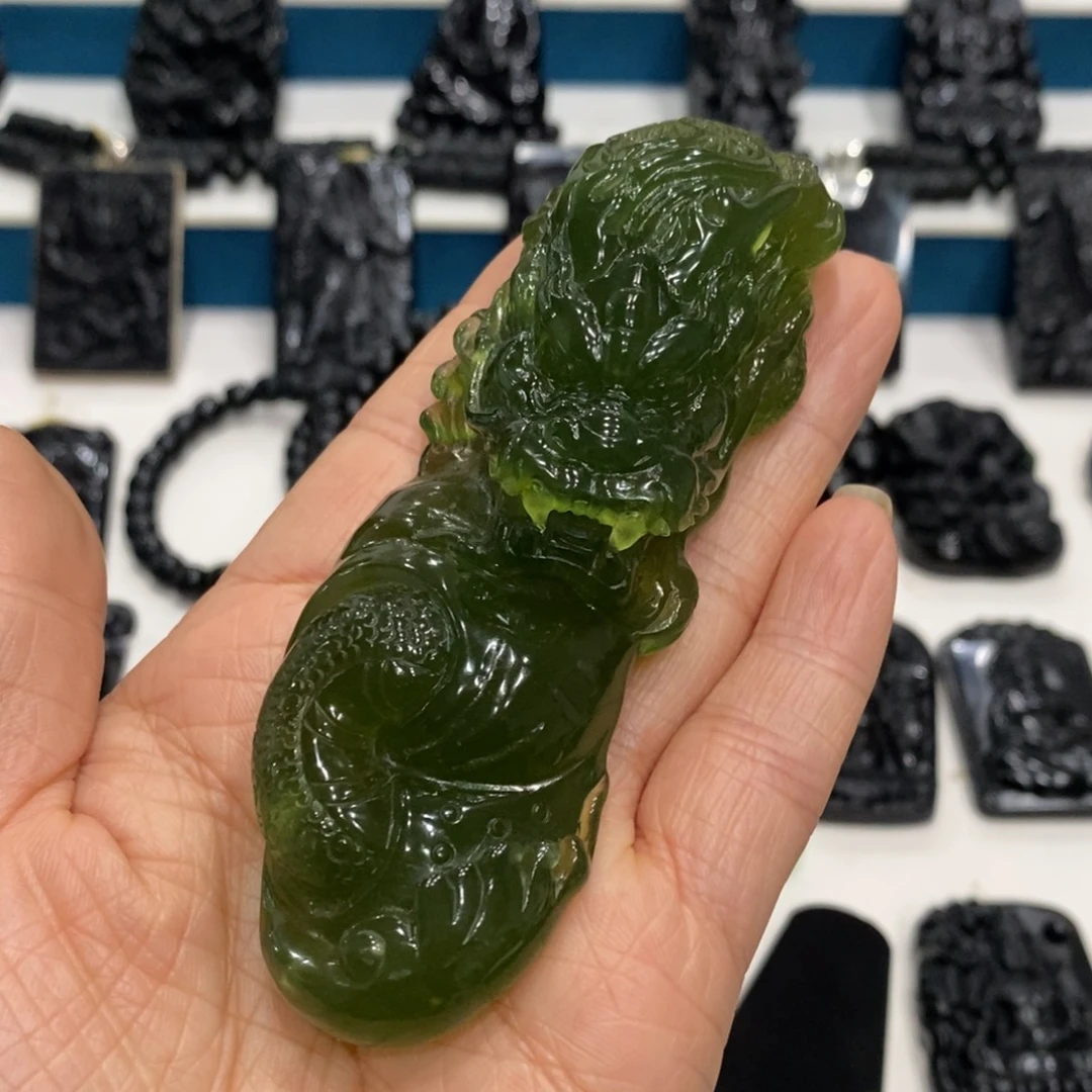 梁***璞蛇纹石玉未镶嵌手把