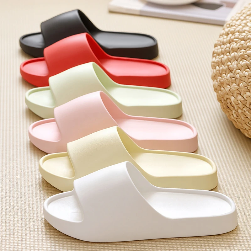 夏季简约居家用防滑室内浴室洗澡拖鞋女踩屎感凉拖鞋男士情侣凉拖