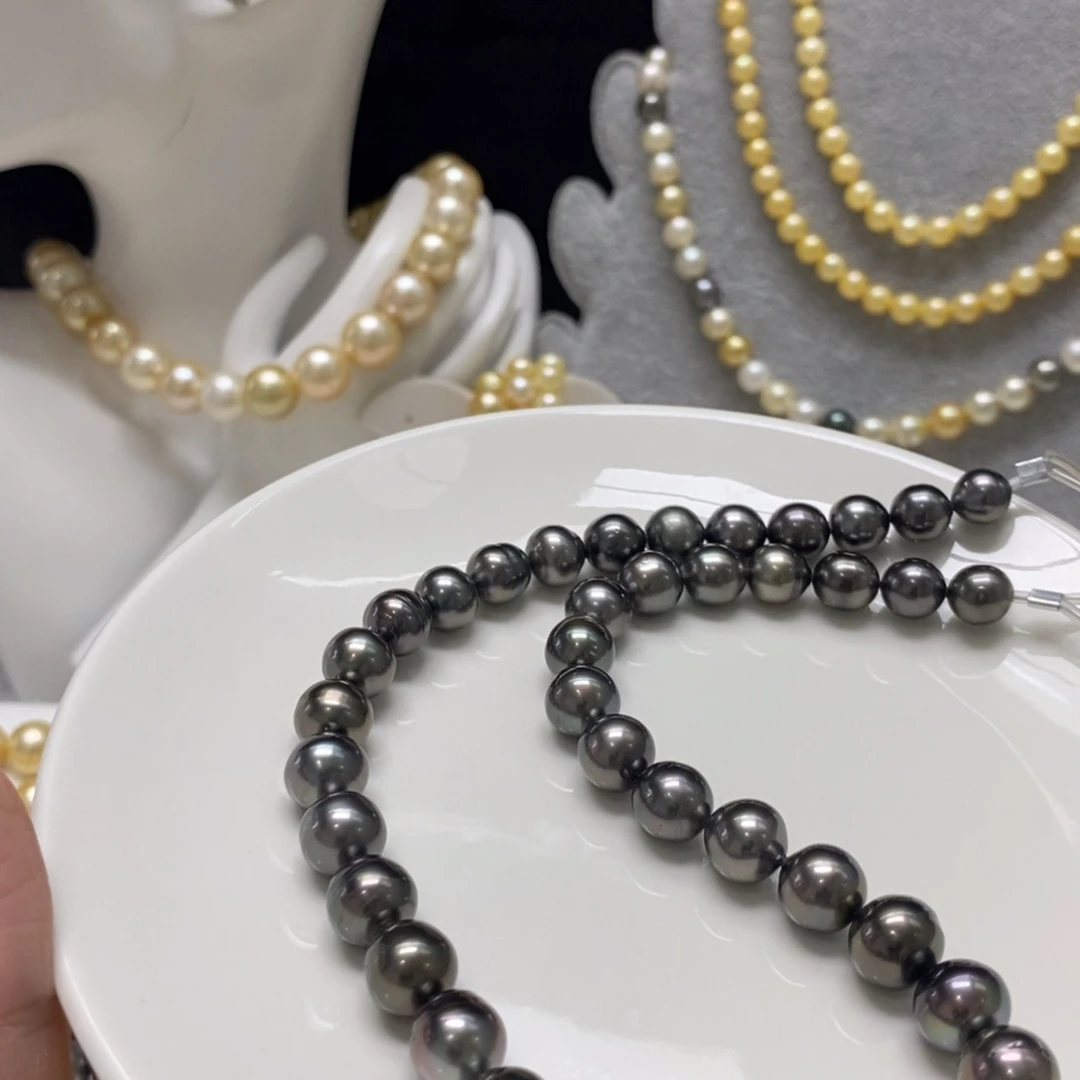 海水珍珠颈饰银S925镶嵌