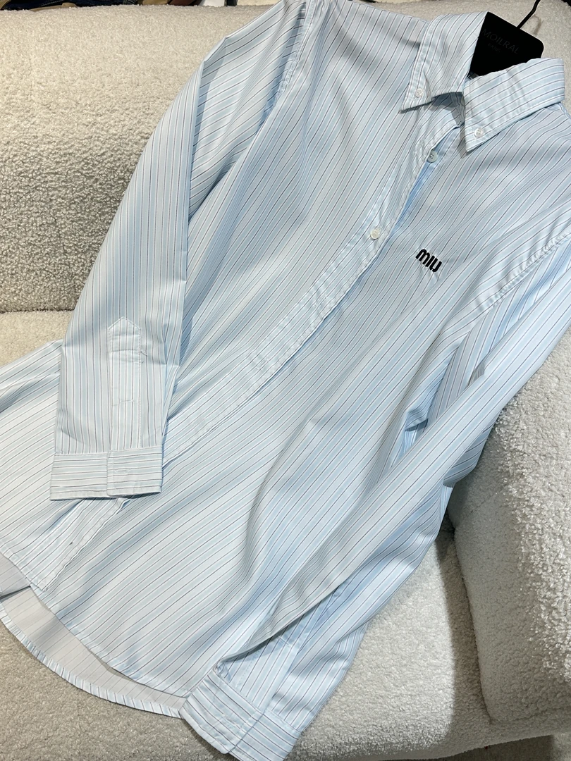 FH衬衫衬衣长袖时尚休闲夏季条纹上衣255