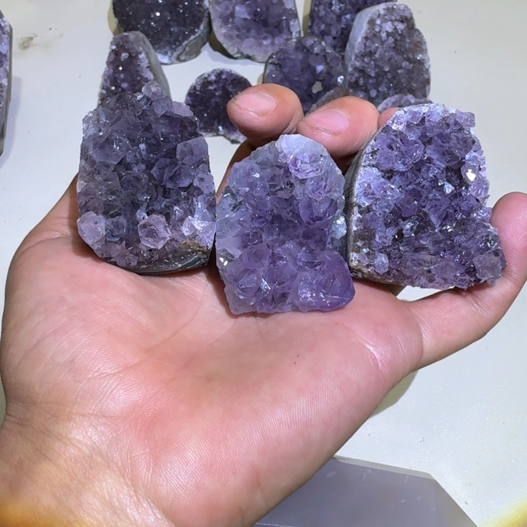 紫晶银S925镶嵌大型摆件（非配饰）