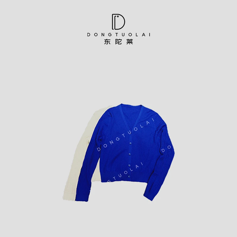 《朵朵衫》衬衫气质短款休闲百搭休闲宽松衫针织时尚长袖轻奢女士