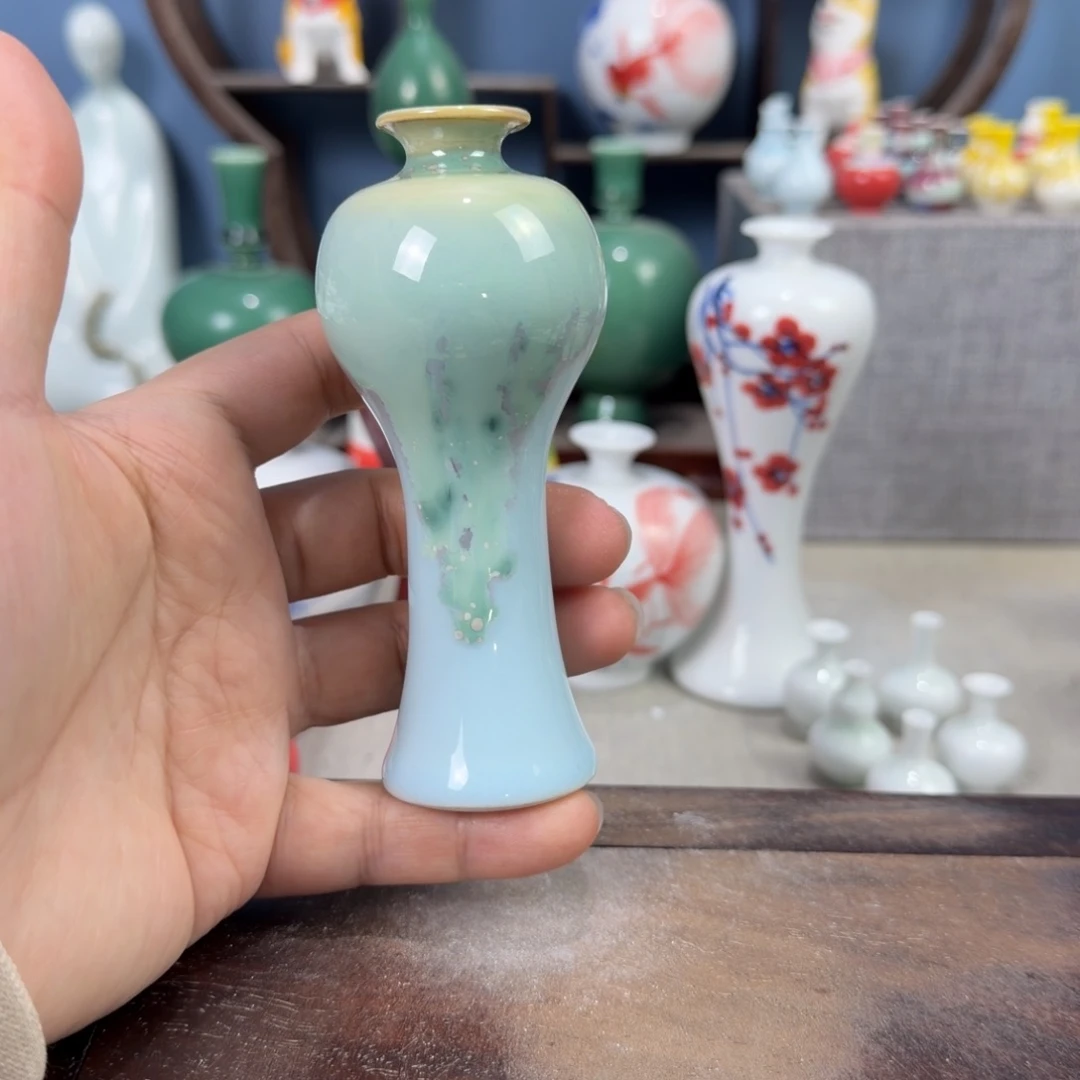 陶瓷手工小花器摆件