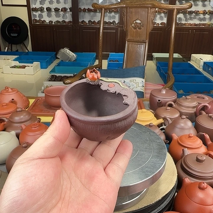 茶壶紫砂杯子紫泥