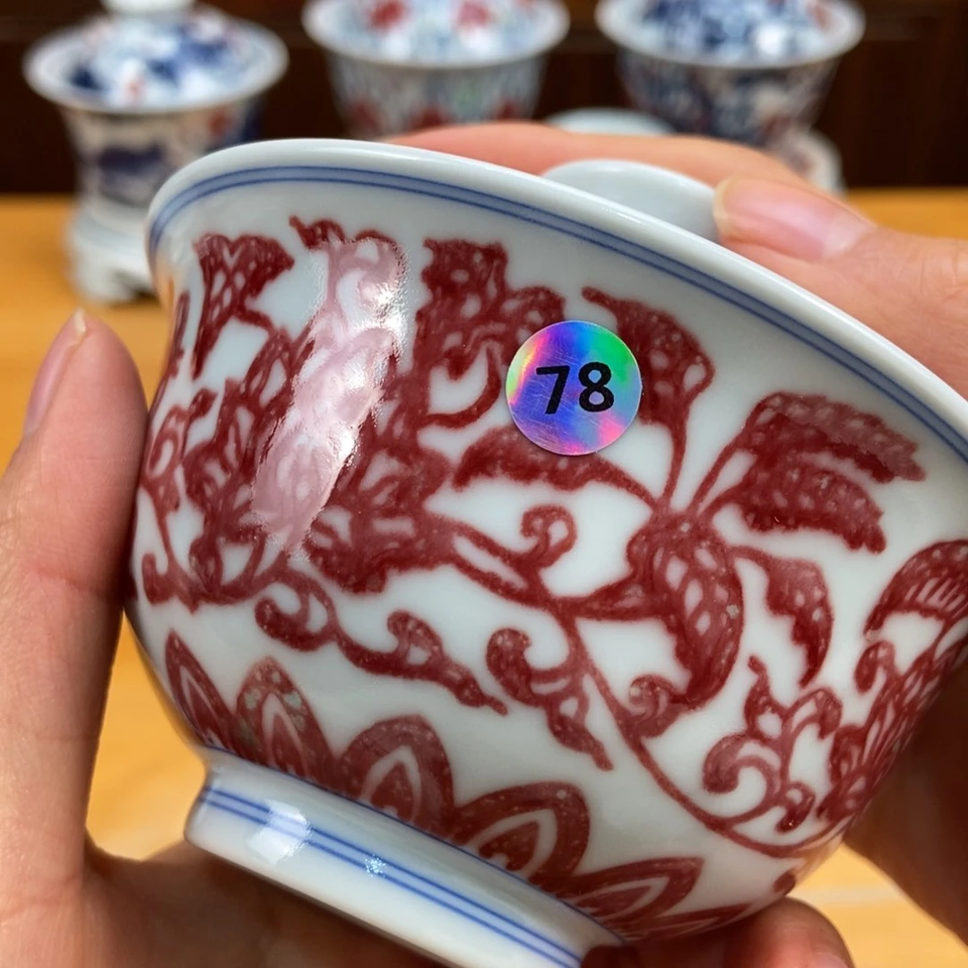 手绘现代茶具得古董