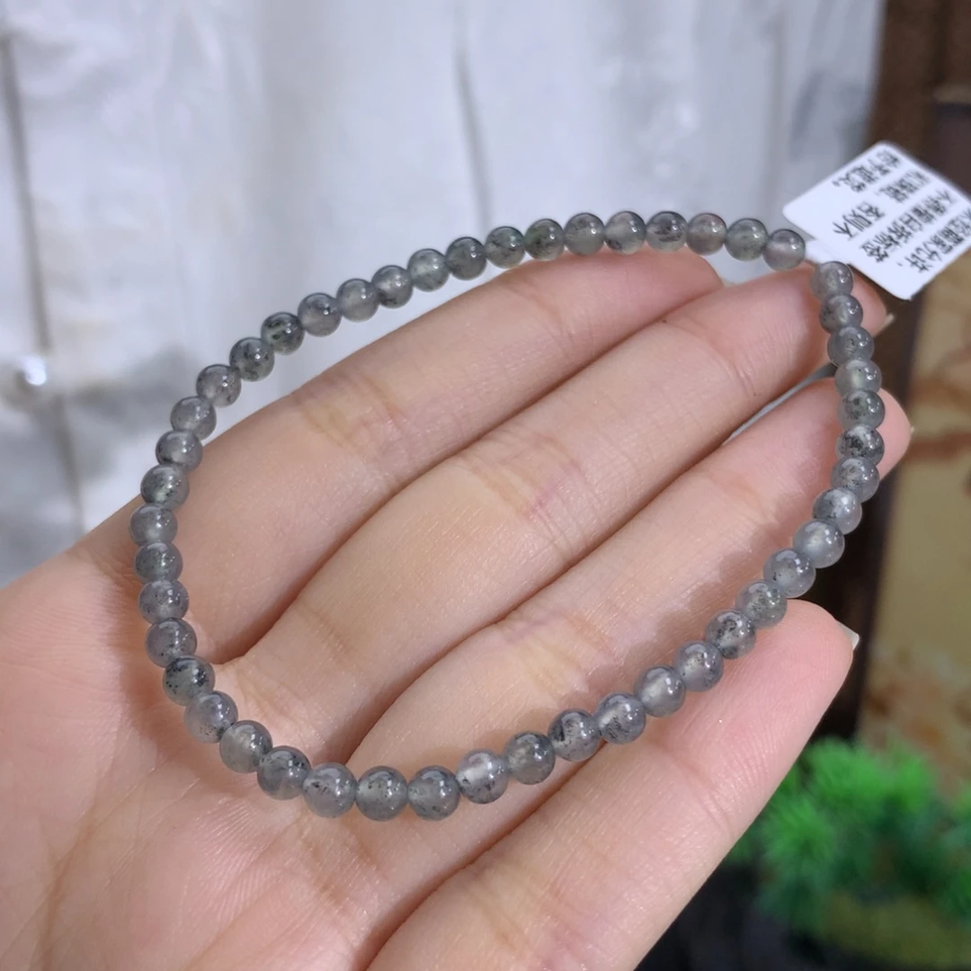 未镶嵌手串翡翠卡4.0冰胶乌鸡