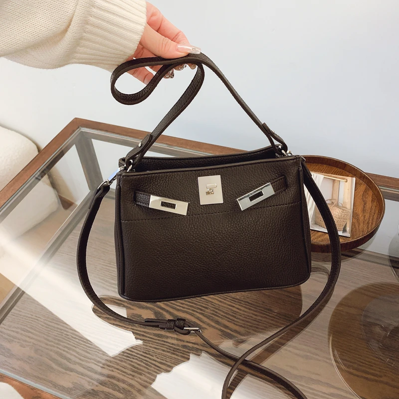 新款复古风女包单肩斜挎手提包时尚百搭DZ25046斜挎包女士斜挎包