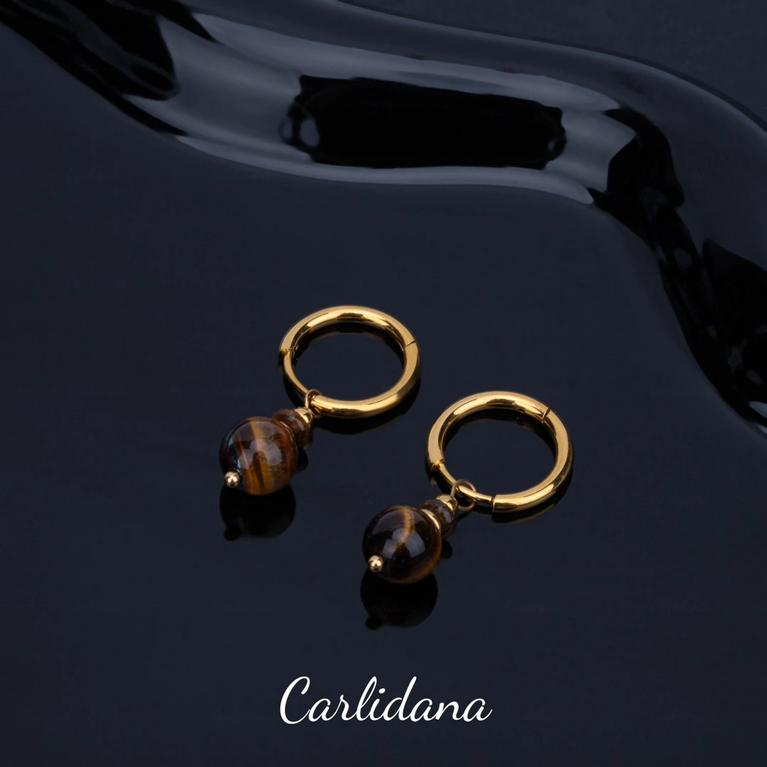 钛钢耳饰 【CARLIDANA】时尚轻奢气质小众文艺耳环02B4
