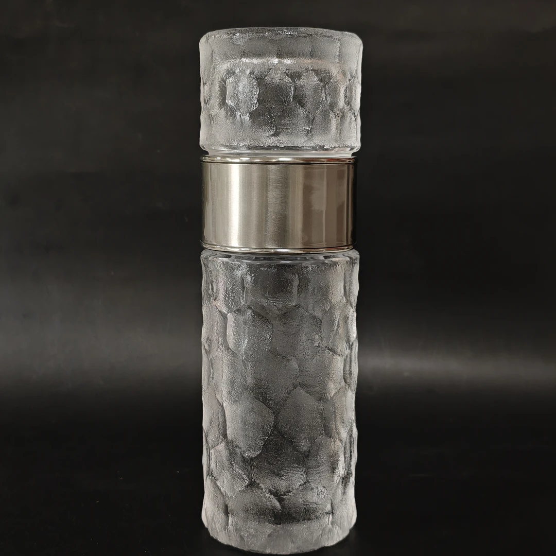 【水晶村好物】原矿水晶杯开口带盖杯 024