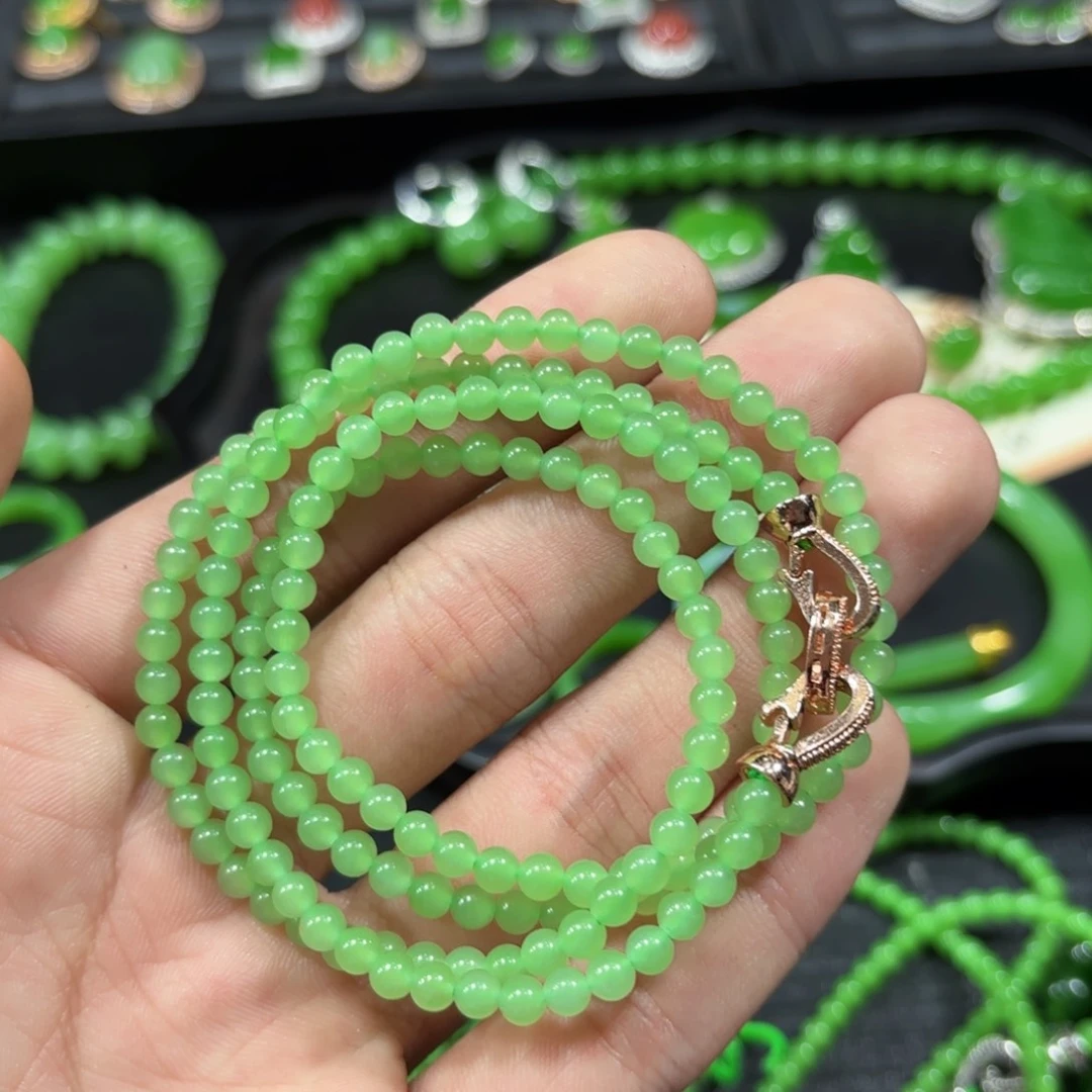 和田玉（碧玉）未镶嵌108淼*