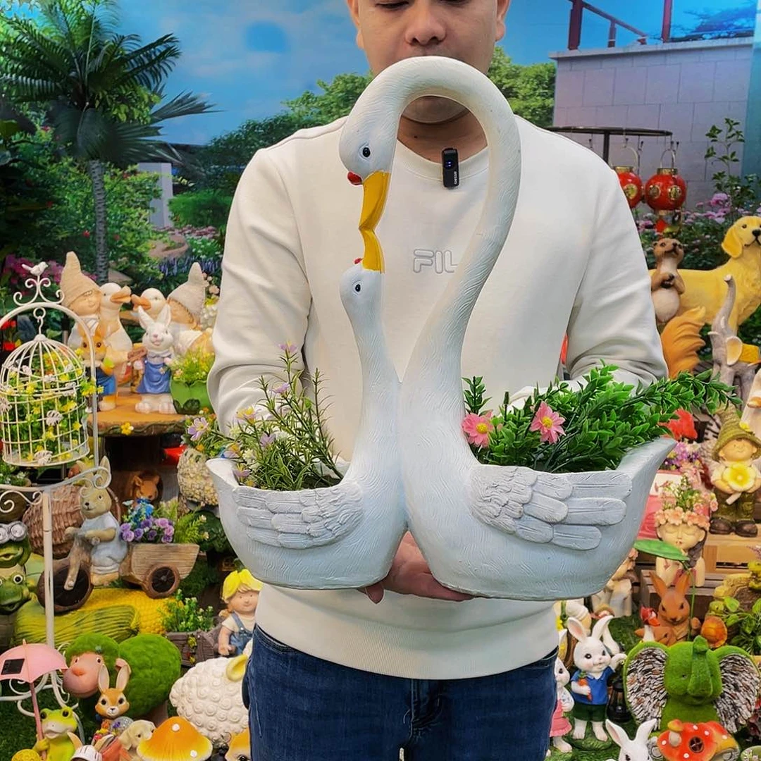 红陶花园庭院摆件