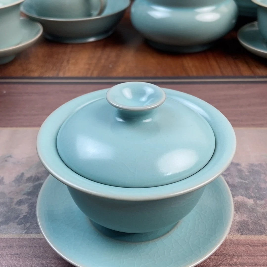 摆件原产地原矿汝瓷～茶器