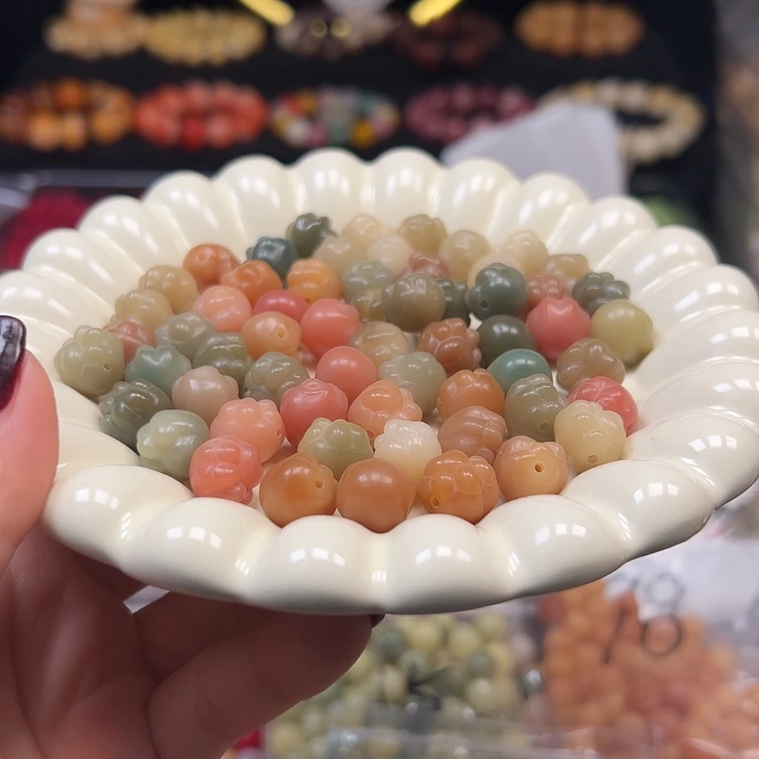 菩提根/象牙果手串多宝熊爪100颗