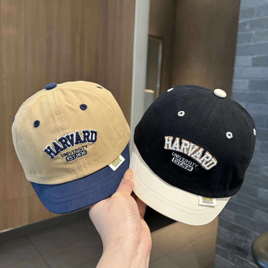 儿童帽子男童女童时尚韩系休闲百搭棒球帽宝宝春秋遮阳日常鸭舌帽