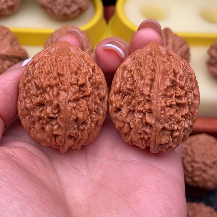 文玩核桃把件35精品蒜头