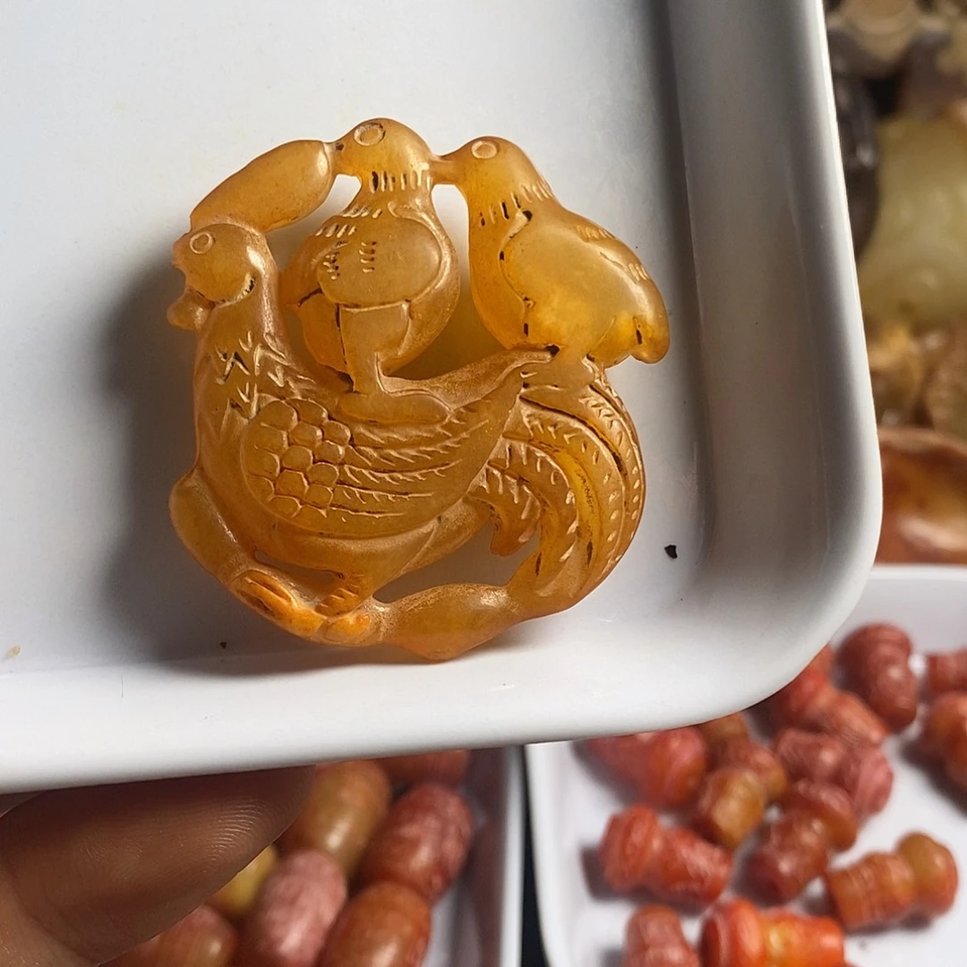 岫岩老玉（透闪石质玉）未镶嵌挂件