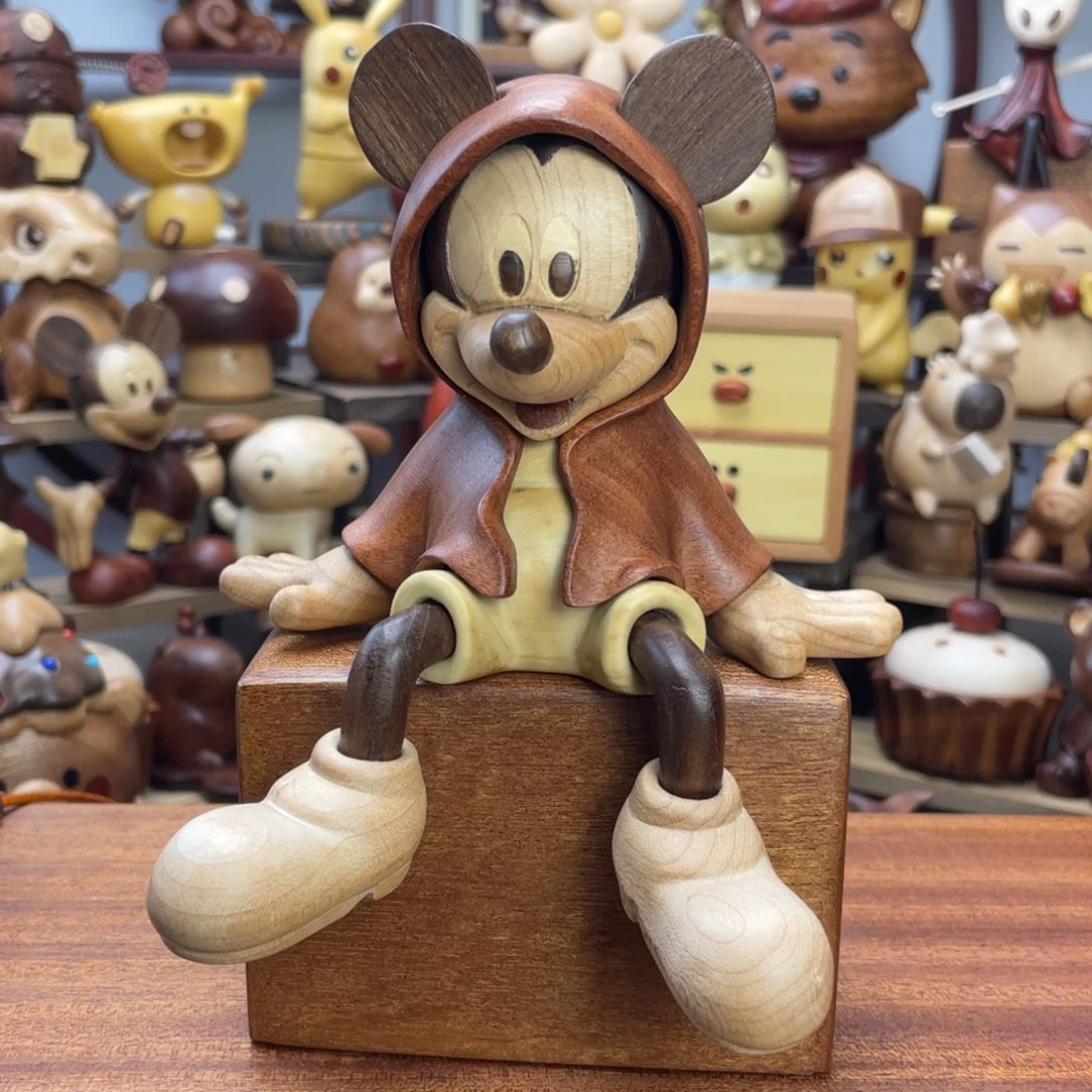 亦***影木坐姿款米奇带底座