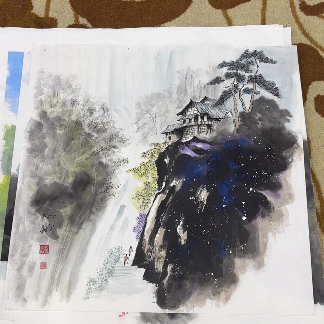 国画国画老师作品刘