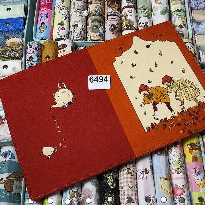 织绣A5活页不带纸6494