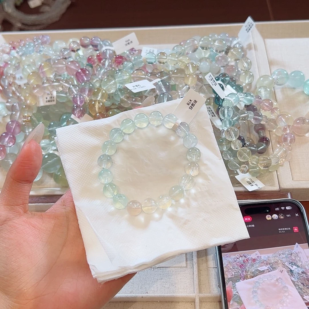 水晶手链未镶嵌b****n48小时鉴赏