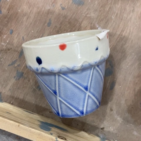 陶瓷冰淇淋紫色12222222