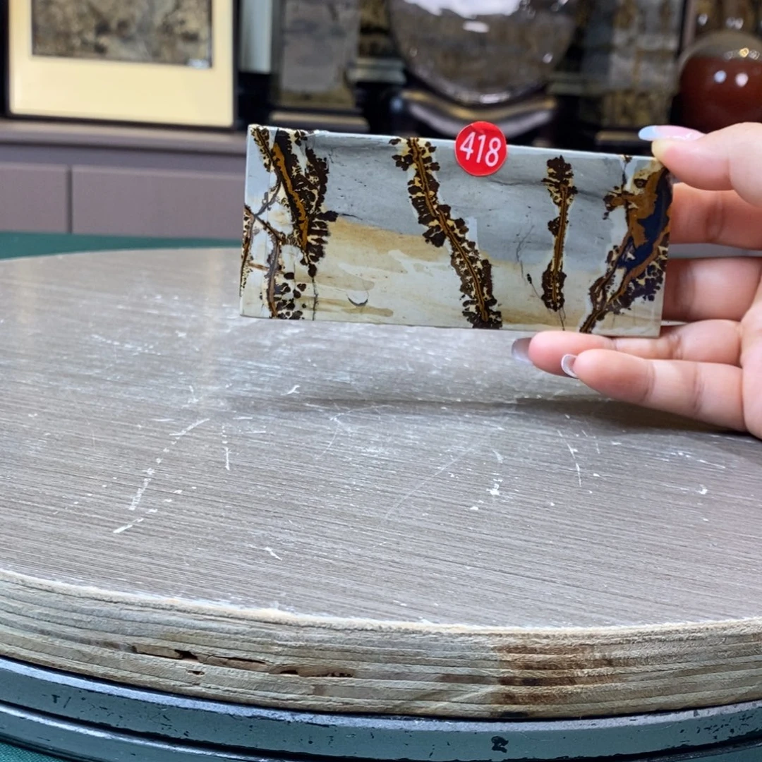 石材广西国画石草花石