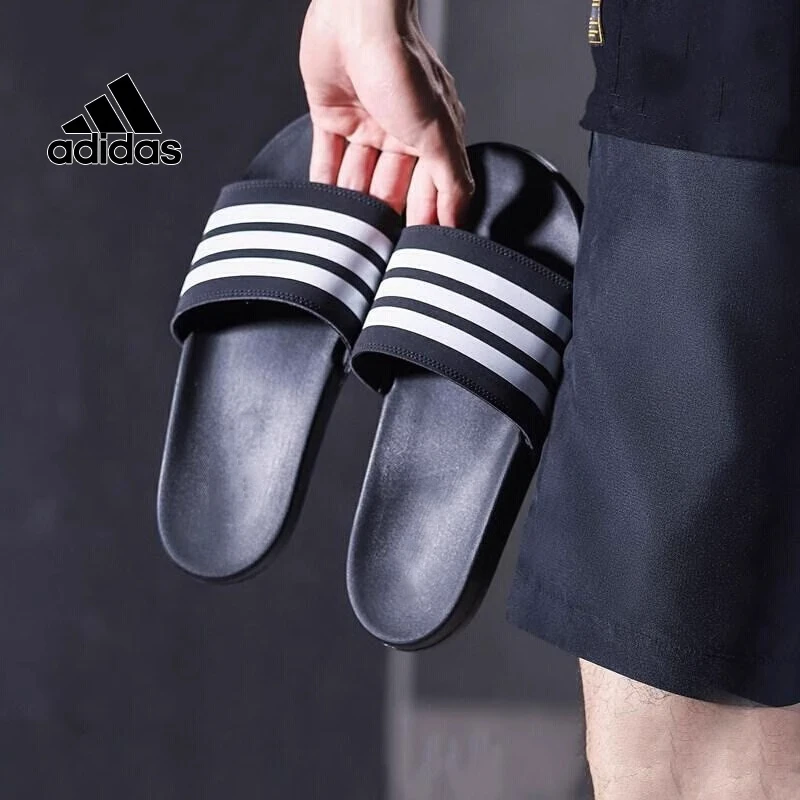 阿迪达斯拖鞋男2025新款夏季室内家居浴室洗澡eva凉拖女款一字拖