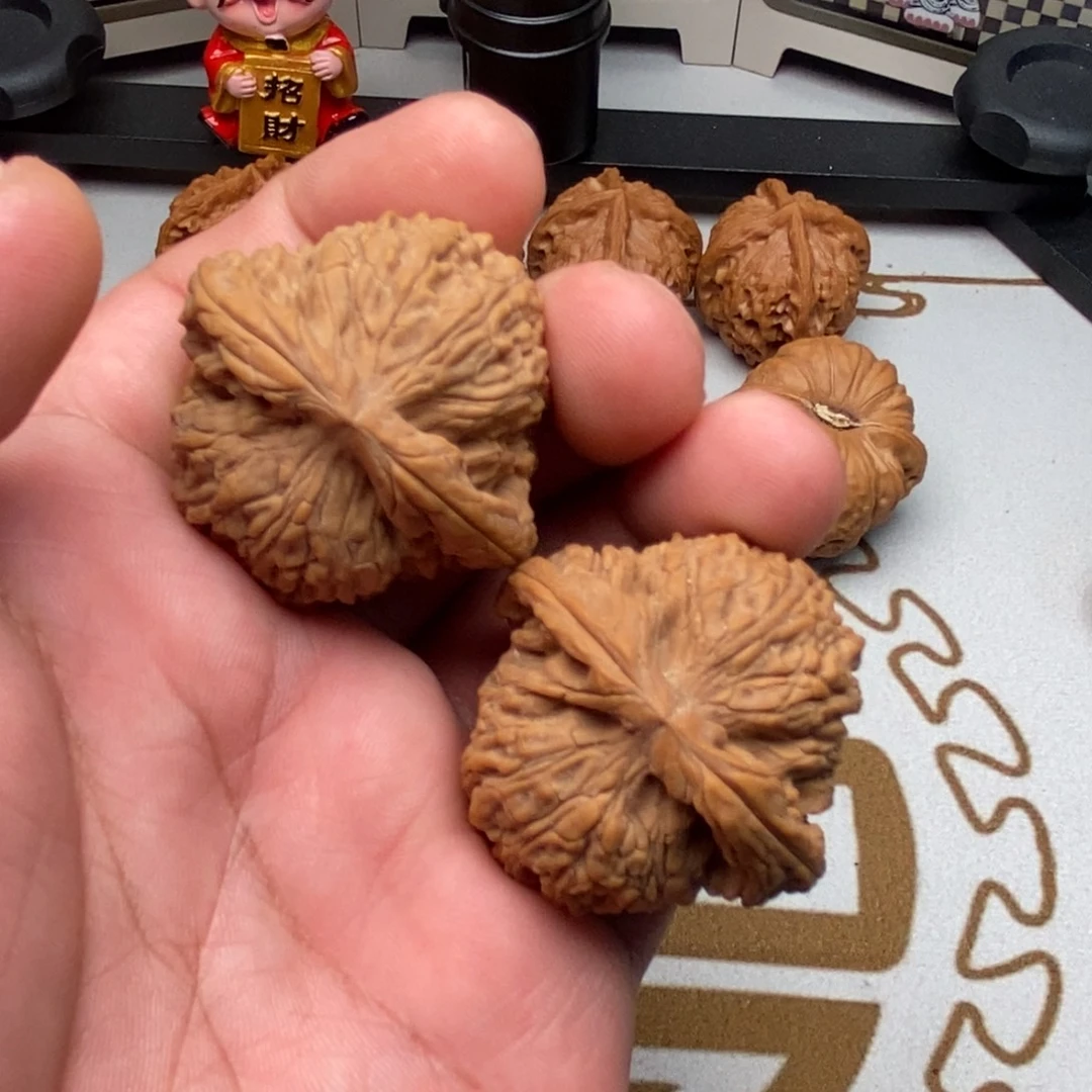 文玩核桃把件全品南疆石43尺天花板