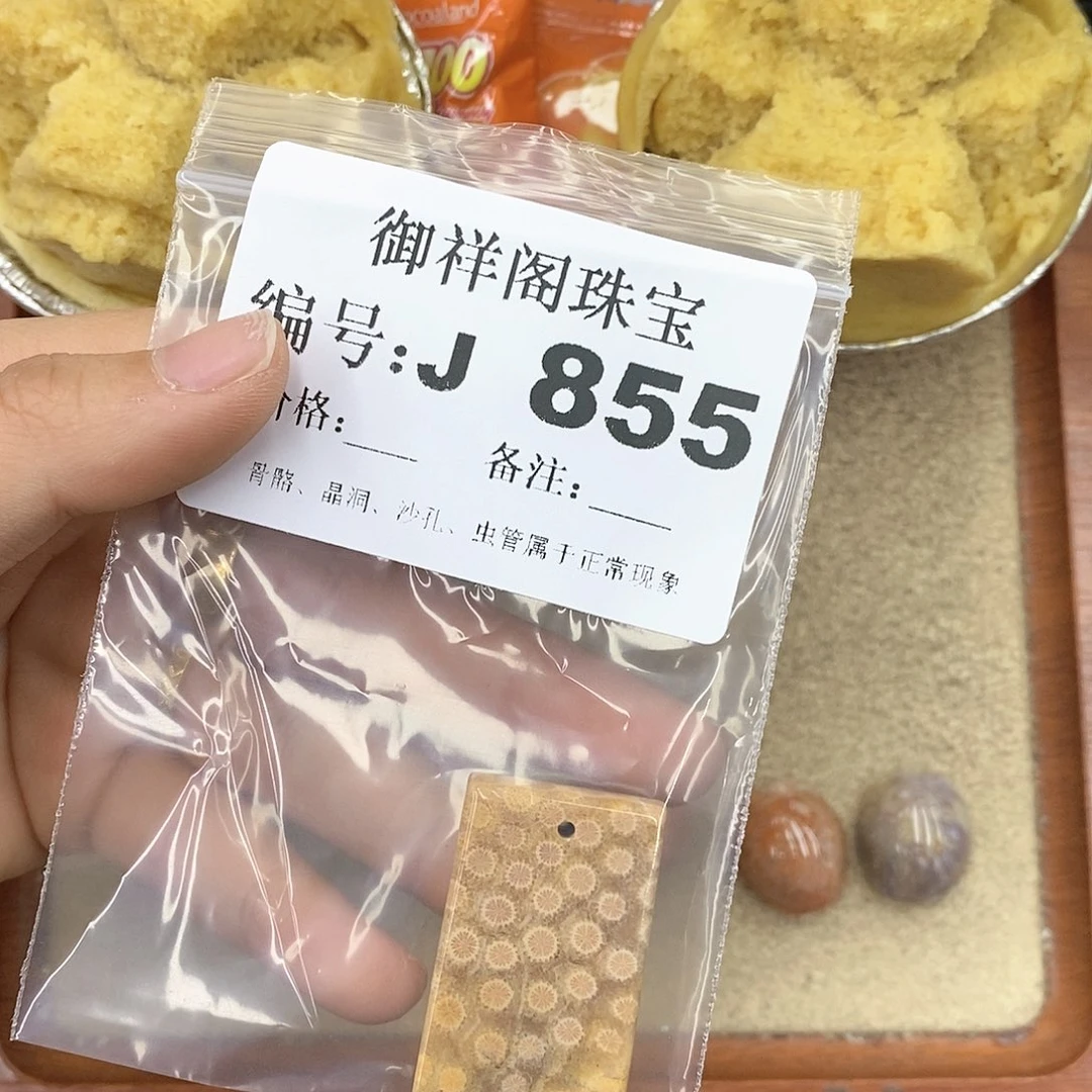 硅化珊瑚（珊瑚玉）颈饰未镶嵌L***理