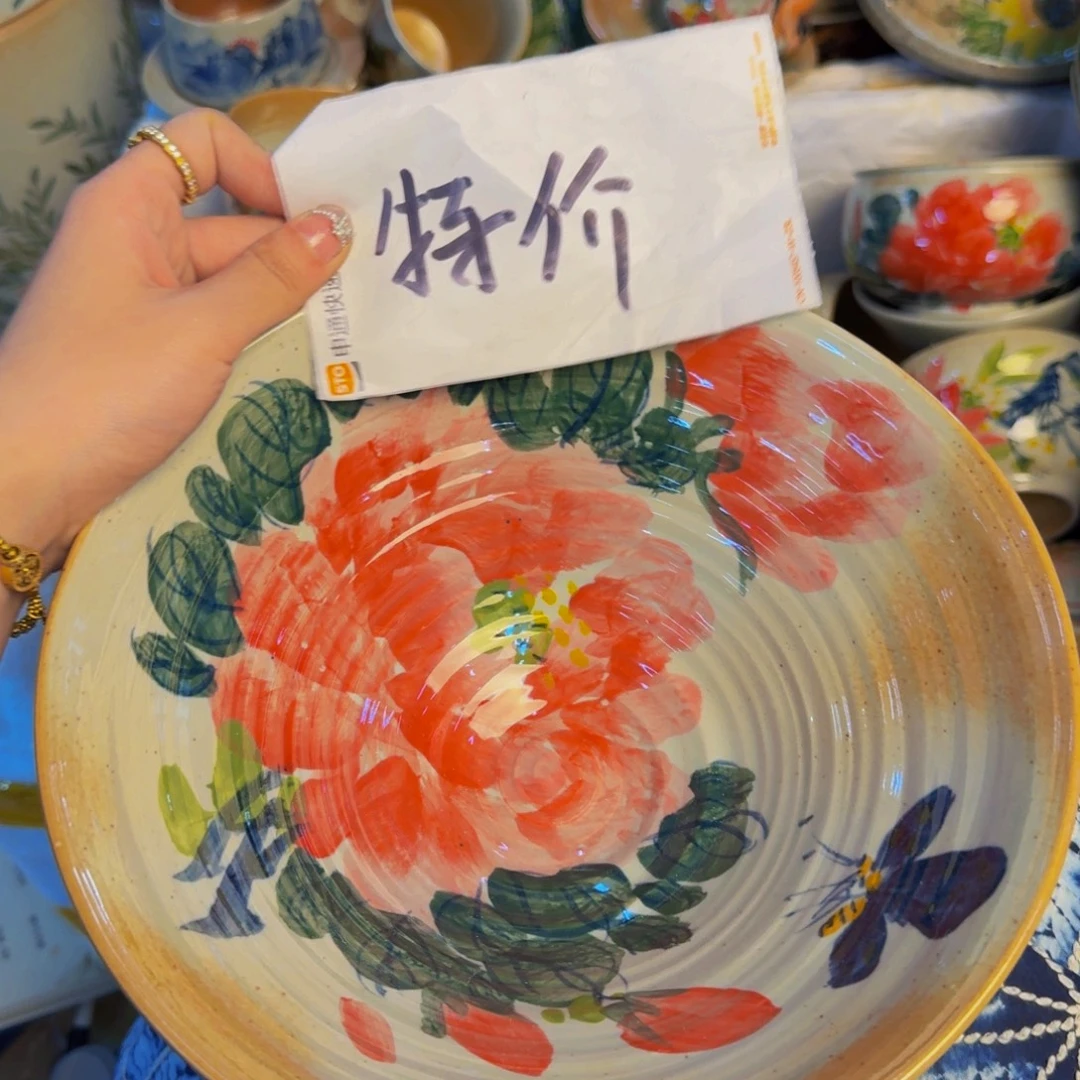 瓷片景德镇陶瓷手工手绘