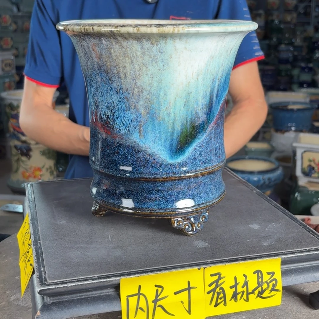 一风堂石湾花盆 内16*19