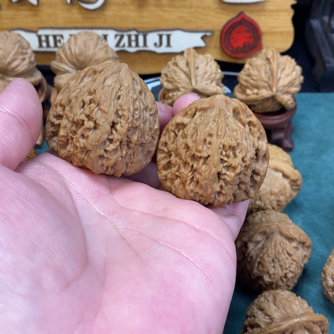 文玩核桃把件南将石41全品