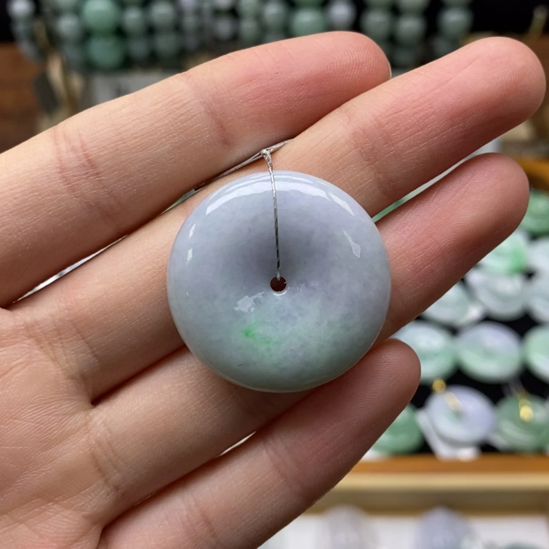 【闪购商品】翡翠颈饰未镶嵌平安扣
