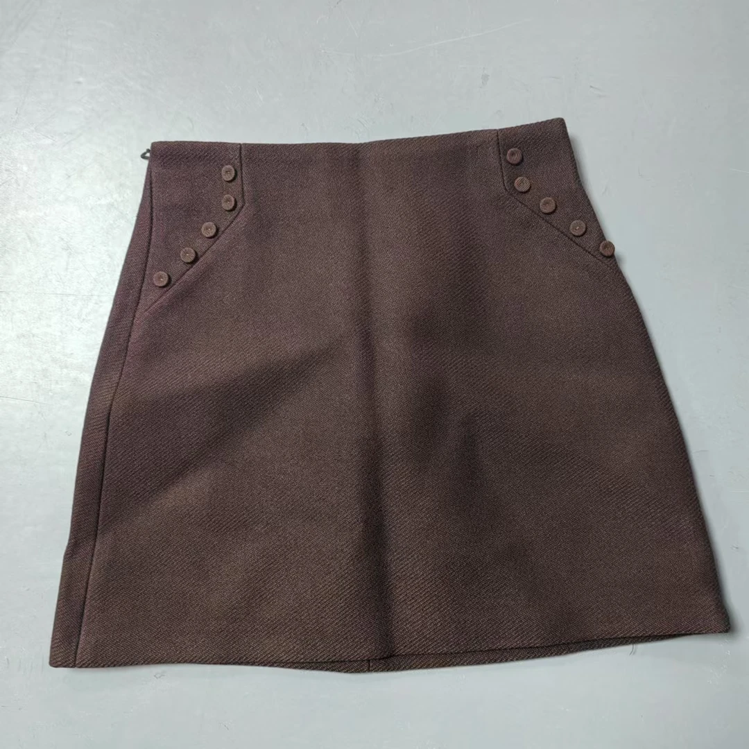 【南油玲姐】咖色短裤226098
