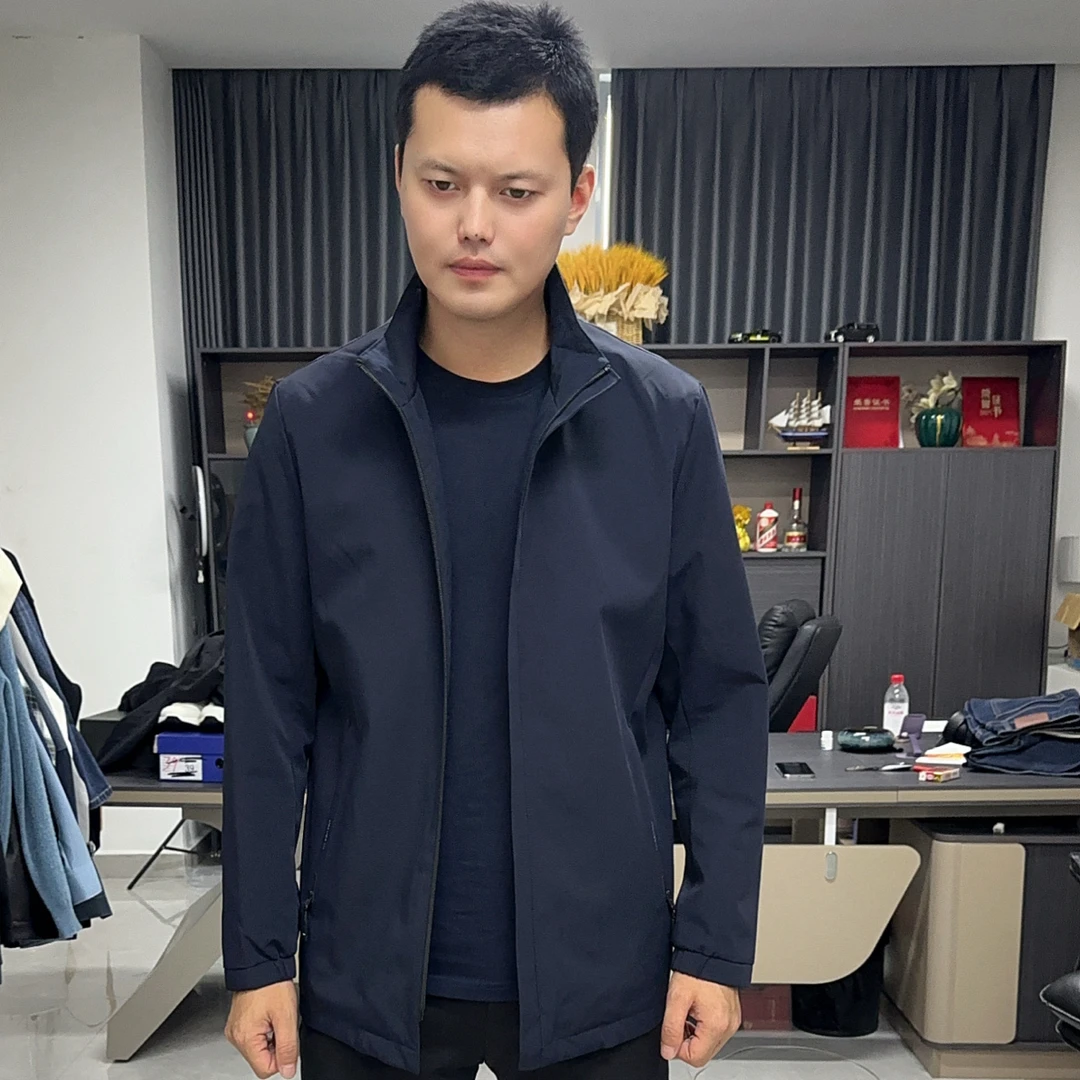 海秋冬连帽内胆绵羊毛可脱全能风衣夹克06