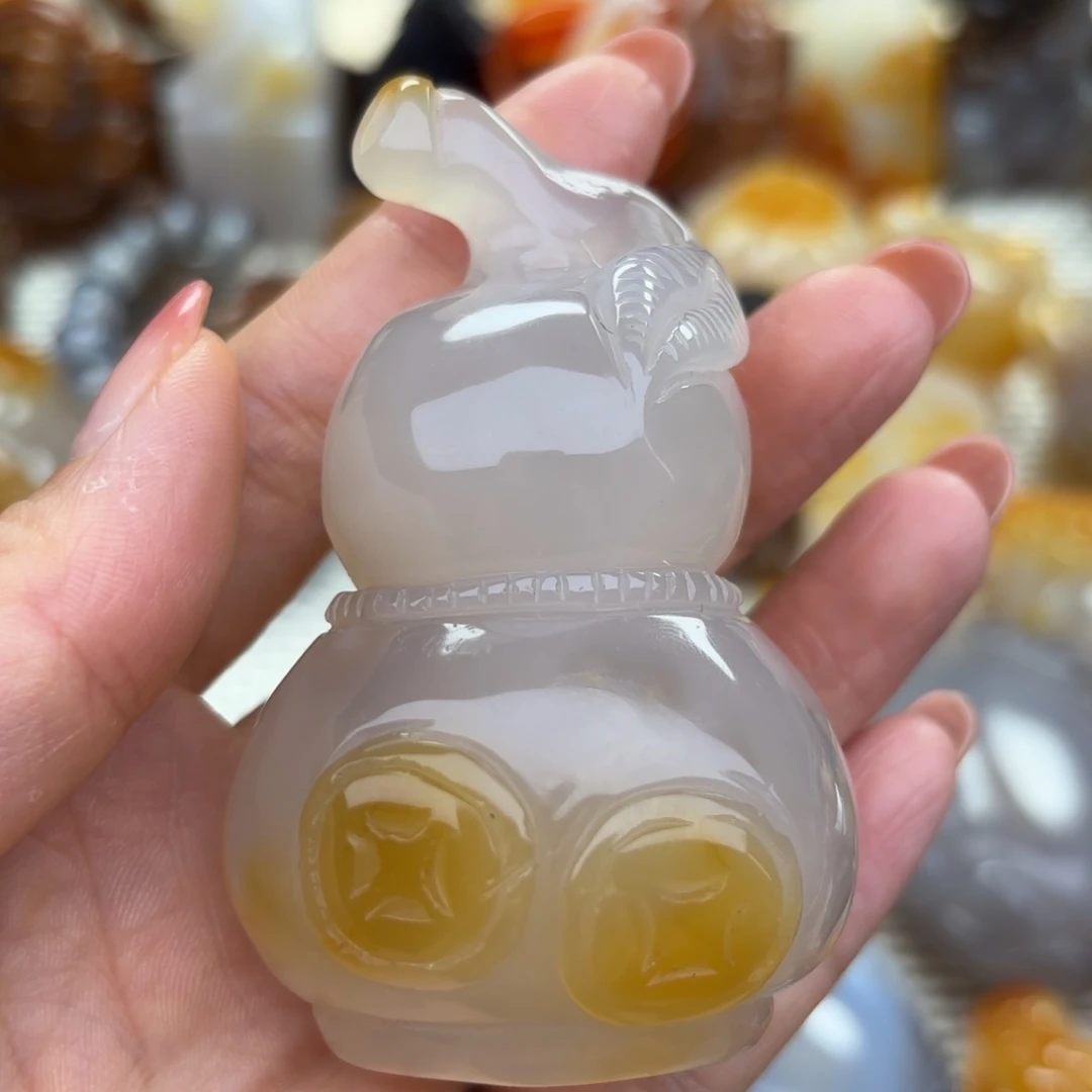 未镶嵌把件玛瑙/玉髓