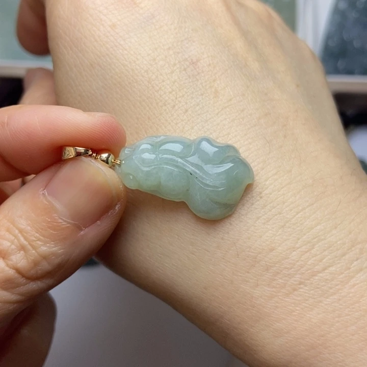 翡翠未镶嵌挂件翡翠