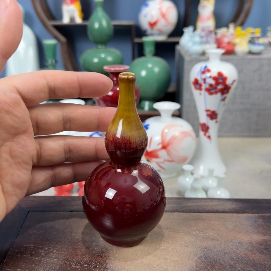 陶瓷手工小花器摆件