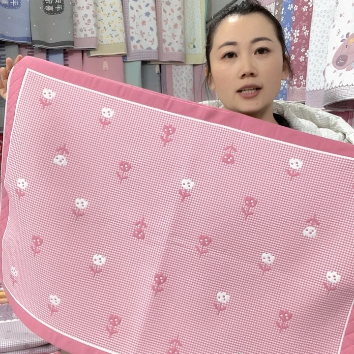 棉特价促销粉色花花纯棉