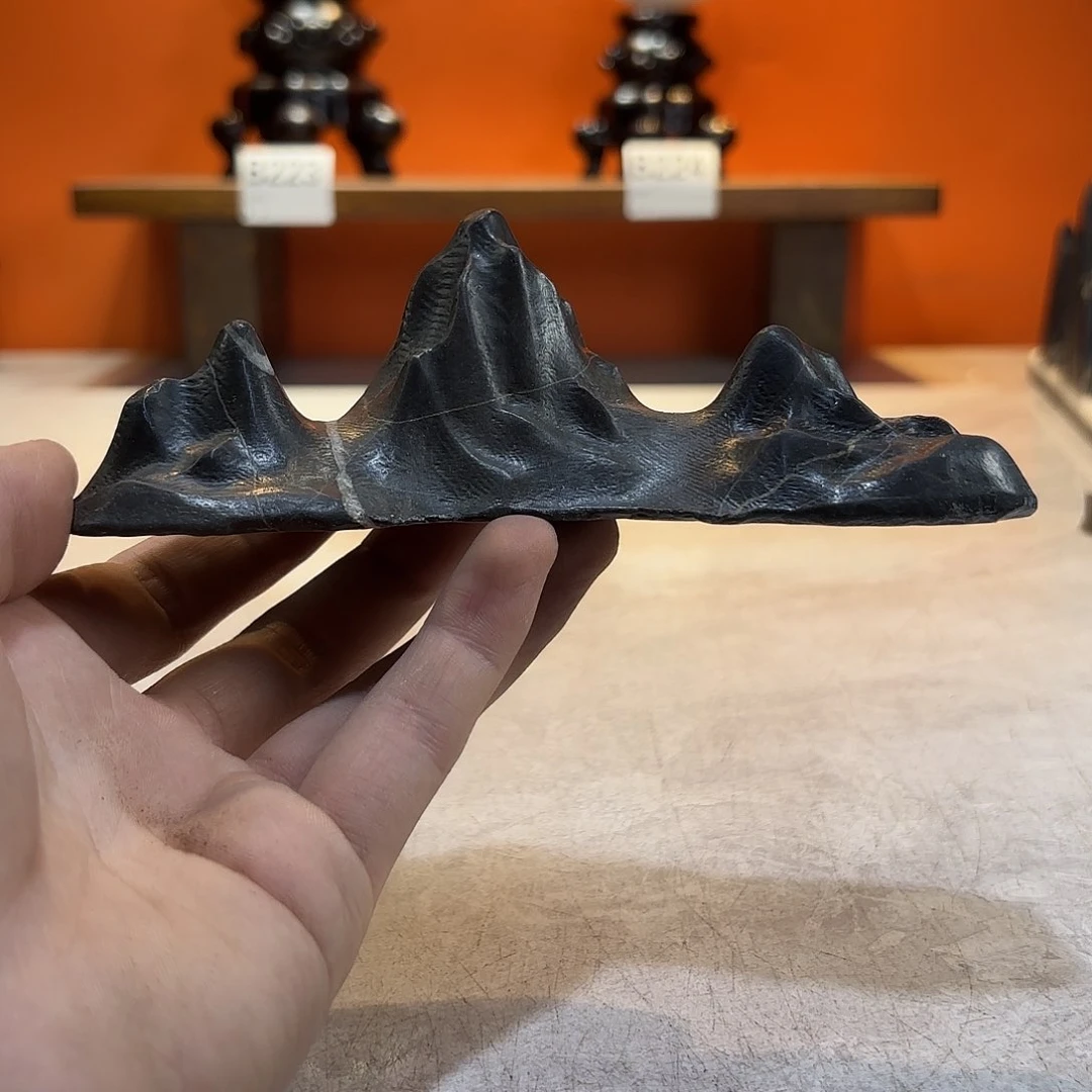 茶宠灵璧石奇石摆件 