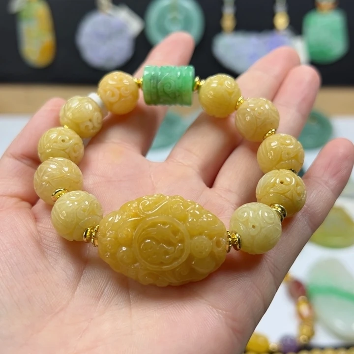 未镶嵌手链翡翠手牌