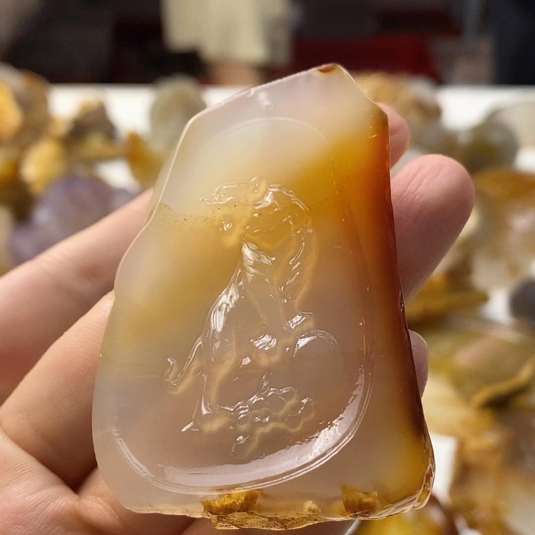 玛瑙/玉髓未镶嵌颈饰