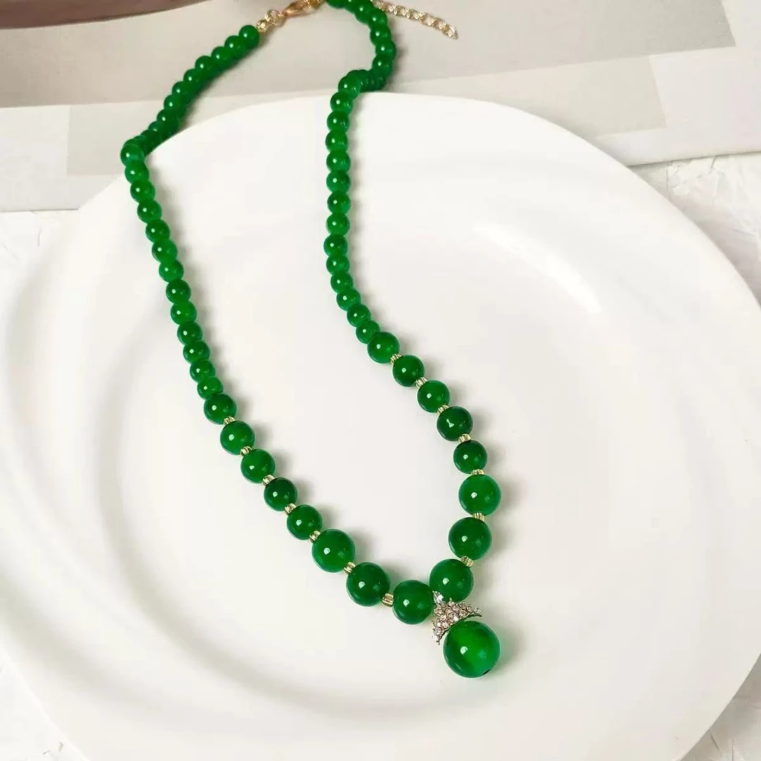 S002-经典颈链绿色