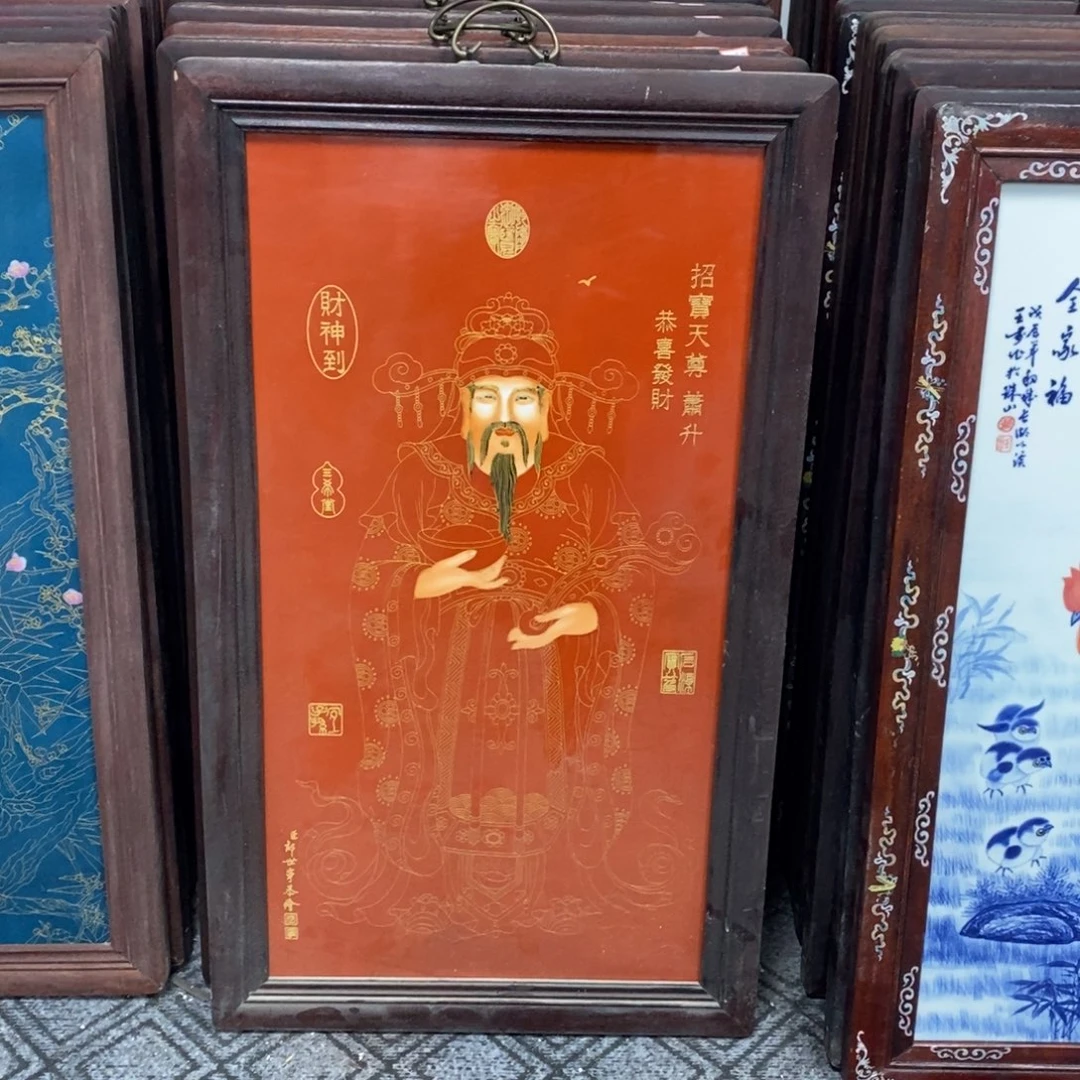 瓷90*52 景德镇瓷板画柴窑烧制